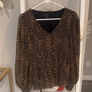 1. State Women's Leopard Print Blouse